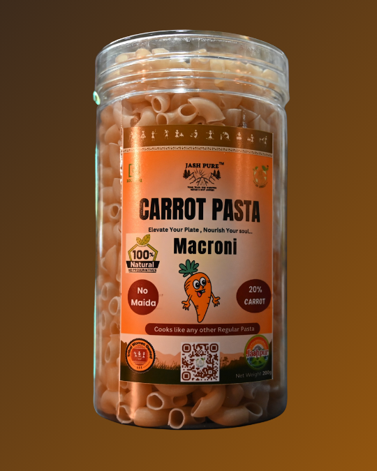Carrot Pasta Macroni (20%) 250gr
