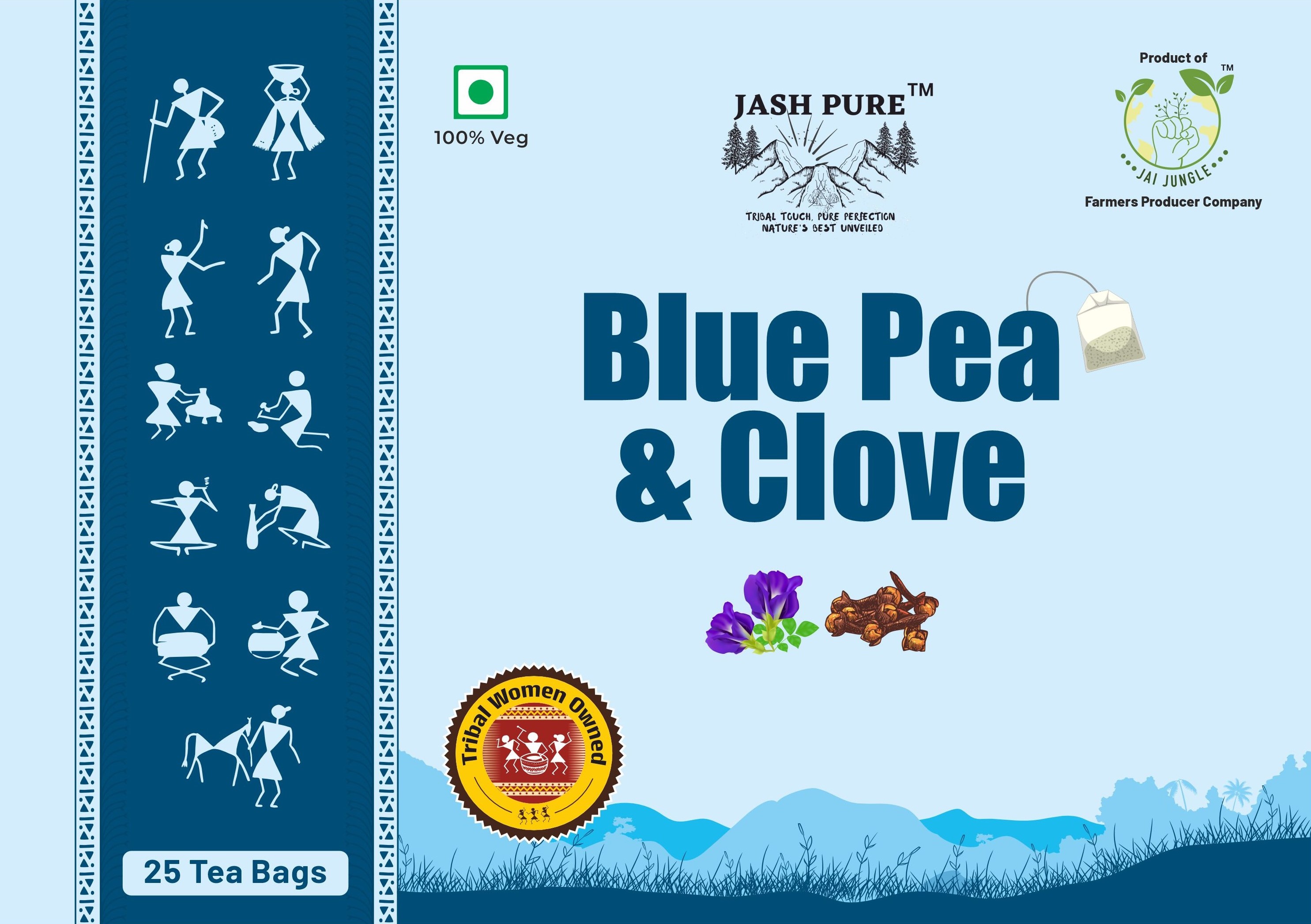 Blue Pea & Clove Tea 25N