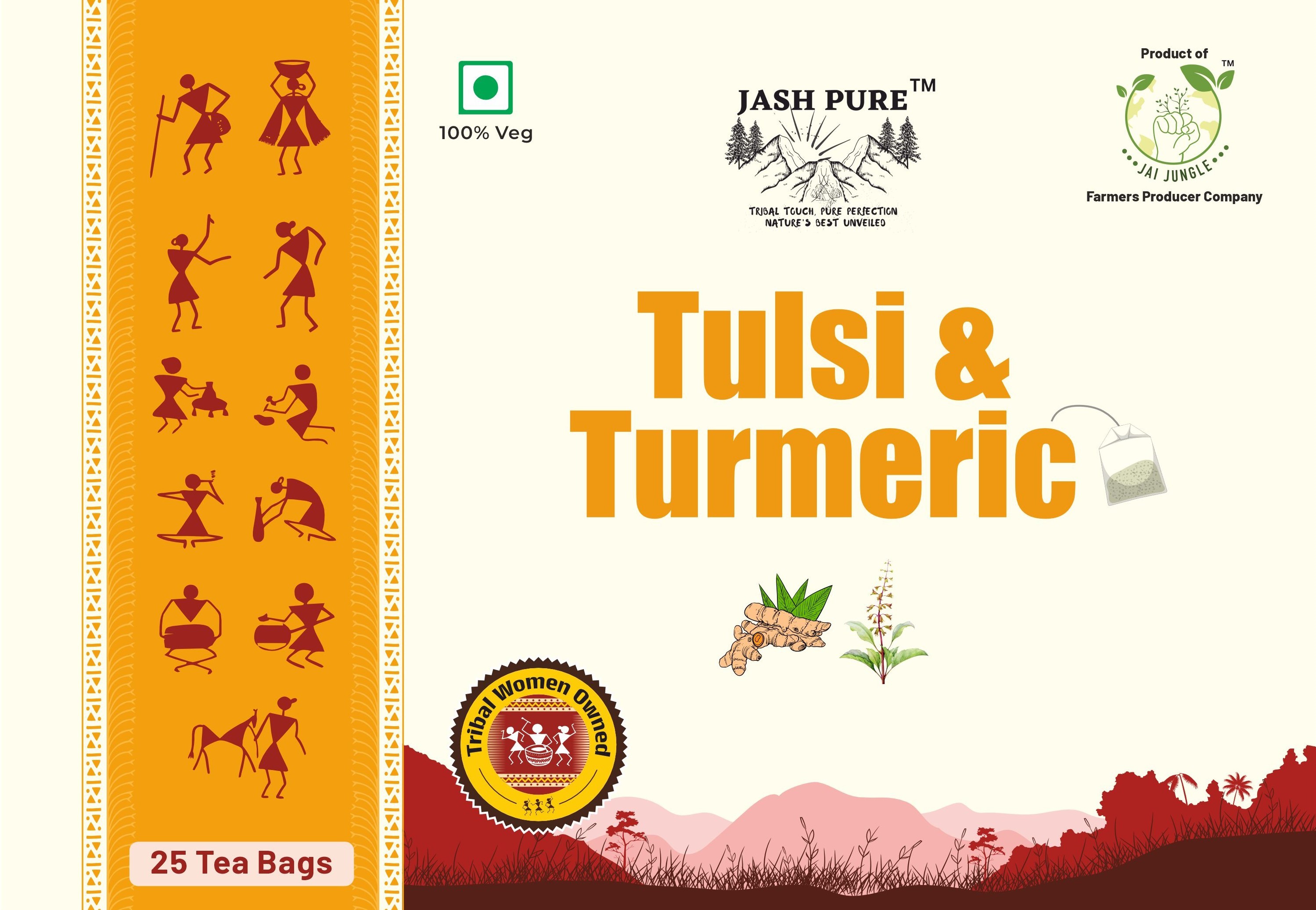 Tulsi & Turmeric Tea 25N