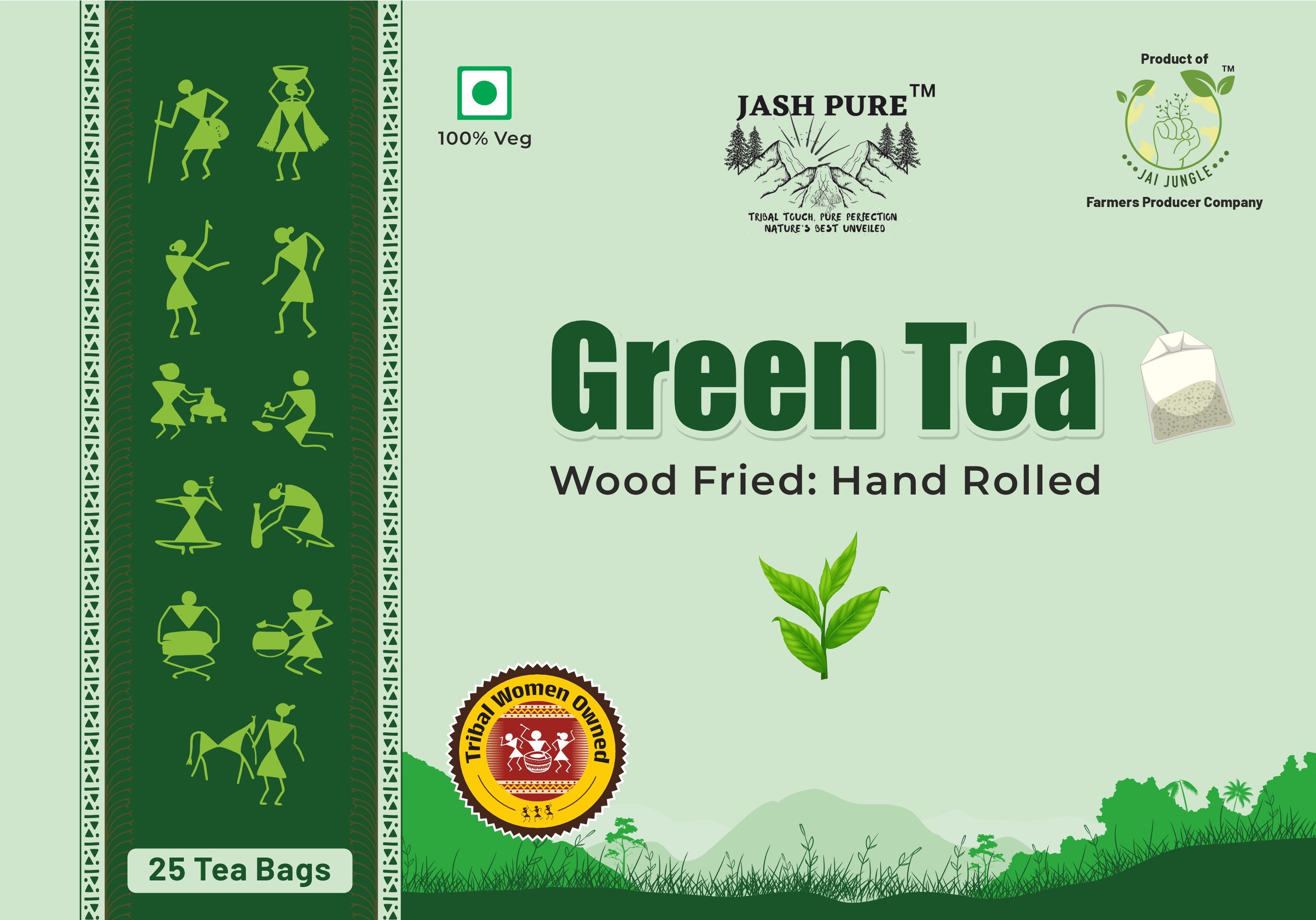 Green Tea Bags 25N