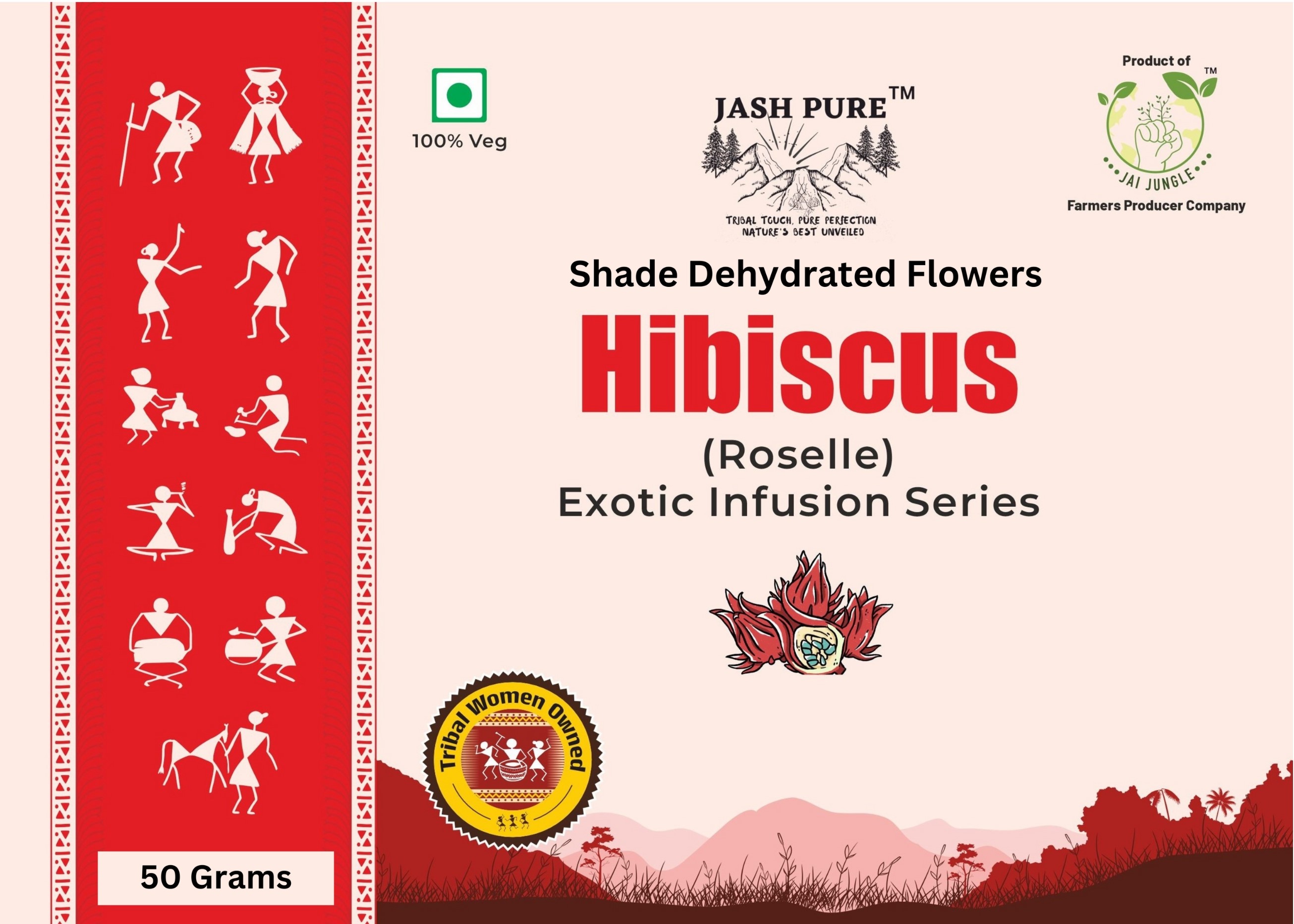 Hibiscus Infusion Loose Tea 50gm