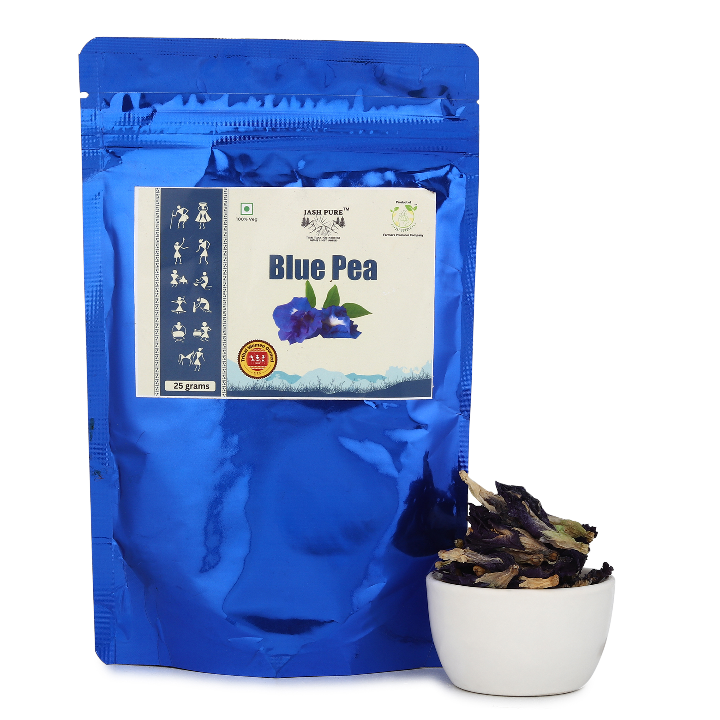 Blue  Pea 25gm - infront